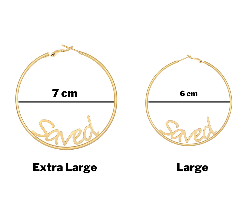 Adé & Grace - Wholesale Hoop Earrings - "Saved" Oversized Hoop Earrings1