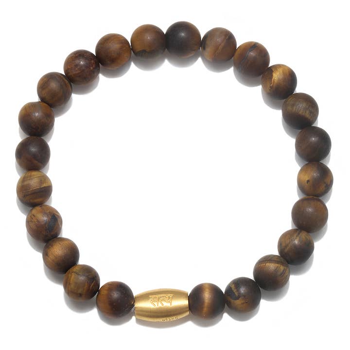Pulseira masculina Sacred Insight Tigers Eye (unissex) por atacado de Satya Jewelry