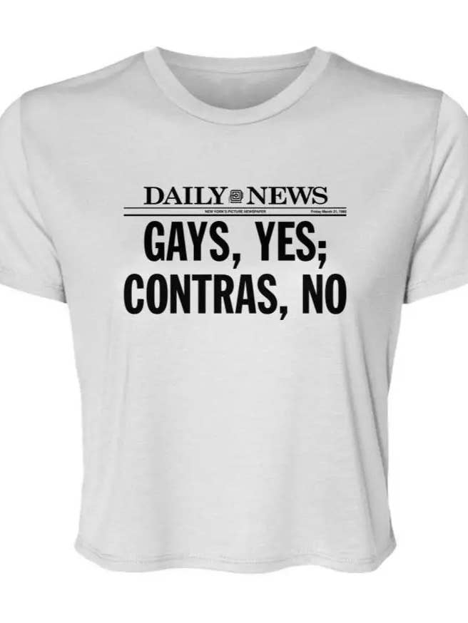 Gays OUI, Contras NON - Tee court fluide pour femmes (Porté par Hayley Williams) pour la vente par Amp'd Apparel Company