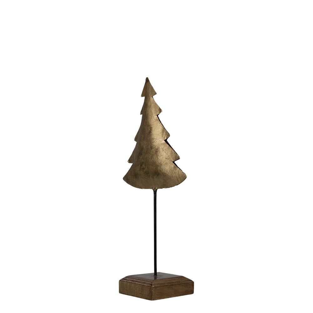 Mars & More - Brand of B Living - Wholesale Christmas Decoration - standing Christmas tree gold 28cm1