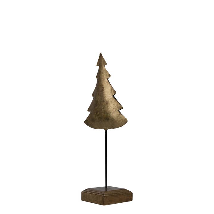 Mars & More - Brand of B Living - Wholesale Christmas Decoration - standing Christmas tree gold 28cm1