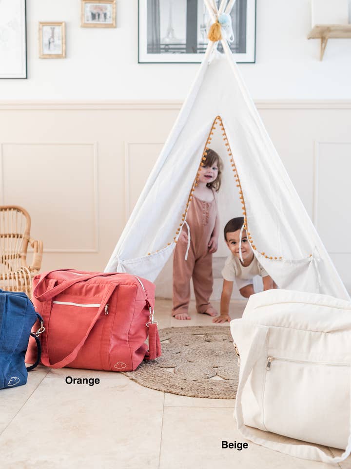 Saco para fralda de algodão por atacado de Le petit voyageur