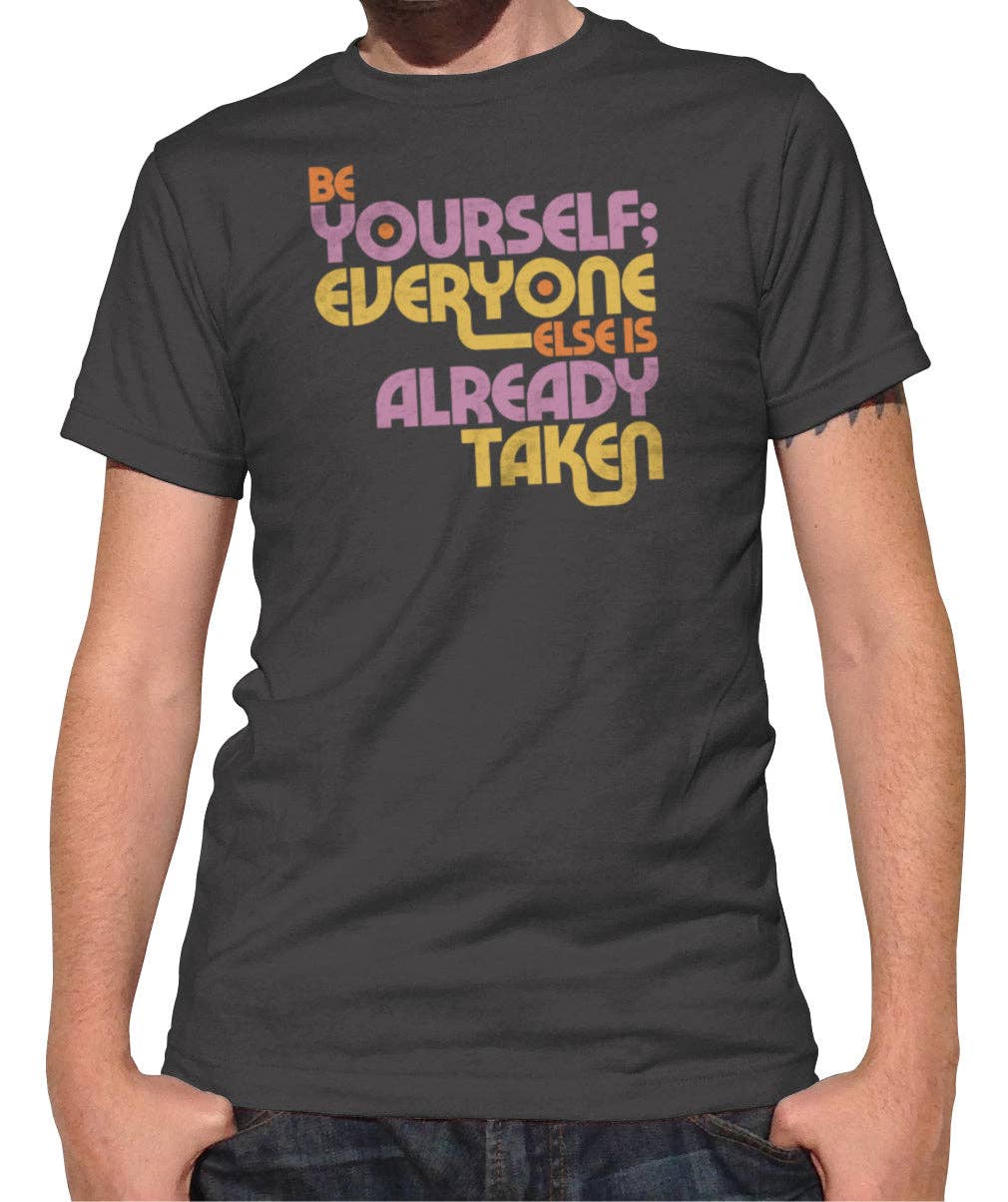 Boredwalk - Wholesale Screen Printed T-Shirt - Men's - Men's Be Yourself Oscar Wilde T-Shirt3