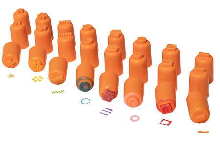 Learning Advantage - Vente Tampon encreur/décoratif – enfant et bébé - Cosses à tampons - Set de 240