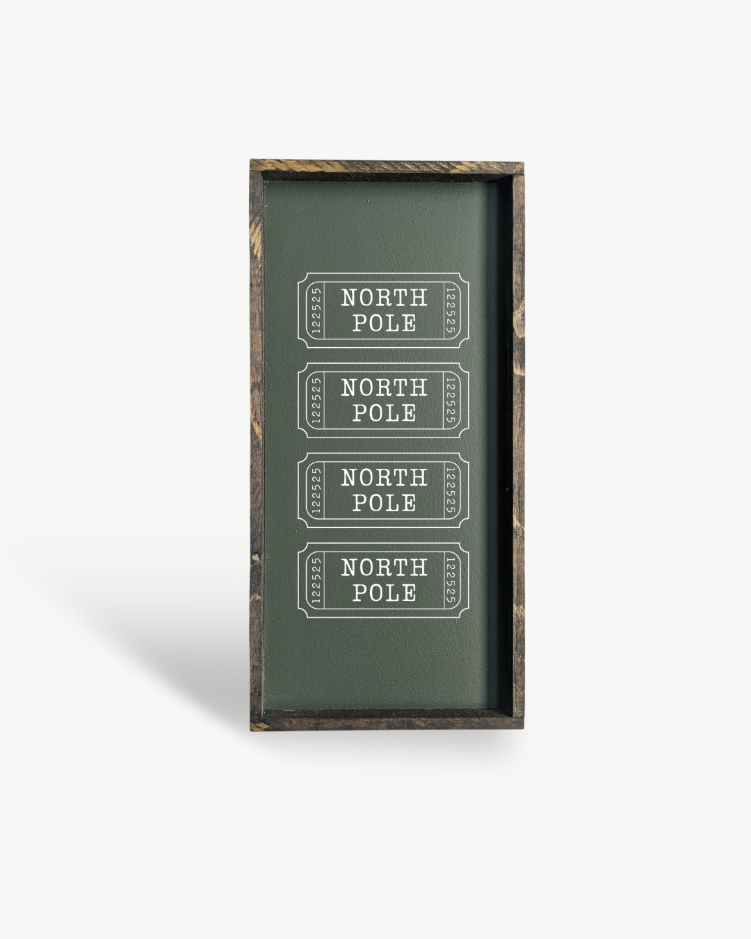 Williamraedesigns - Wholesale Christmas Decoration - North Pole Tickets Framed Holiday Print - Christmas Art6