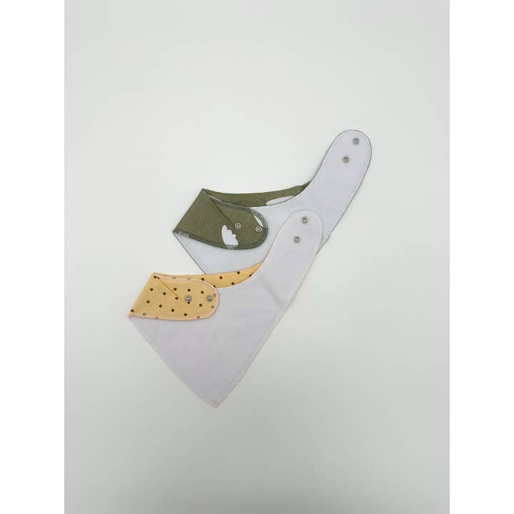 OLIVE & CRADLE - Wholesale Bib - Baby - Organic Cotton Baby Bibs – 4-Pack Bundle