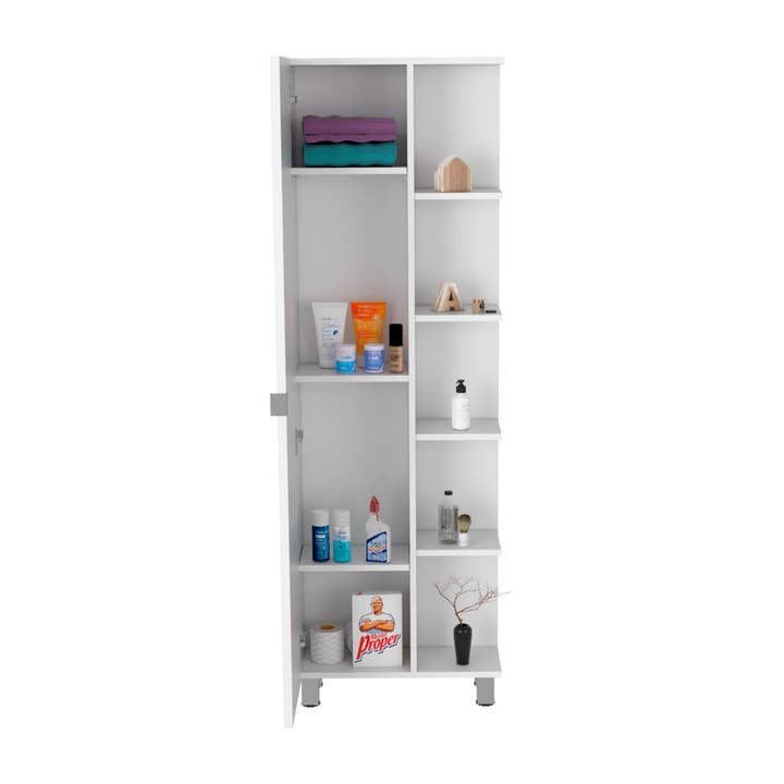 TUHOME FURNITURE - Wholesale Cabinet - Fiore Linen Cabinet, with five shallow shelves6
