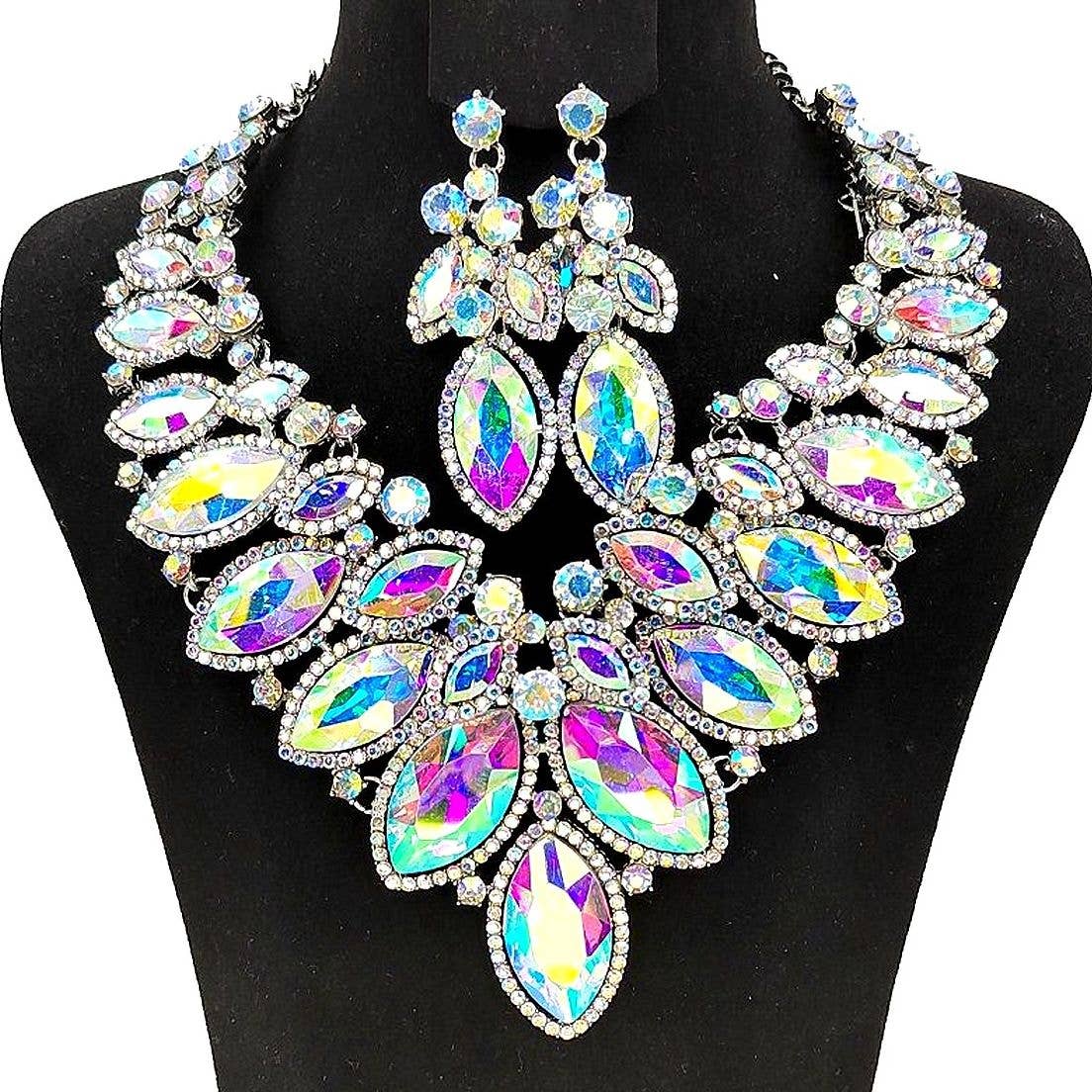 Diacly - Wholesale Jewelry Set - Cloud Oblong Shape Big Chunky Set7