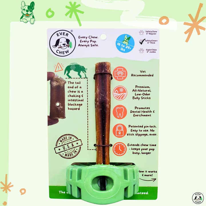 EverChew - Wholesale Pet Chew Toy - Dog - RETAIL - EverChew Bully Stick Holder Starter Packs (Singles & Cases)1
