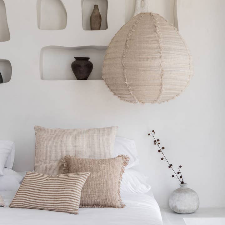 Parlour Shade in Taupe Linen for wholesale on Faire0