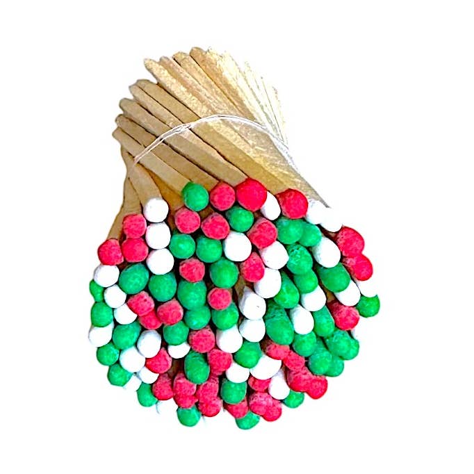 3" Colored Matches: Bundles of 100, 20+ Color Options for wholesale by CJ Gift Goddess