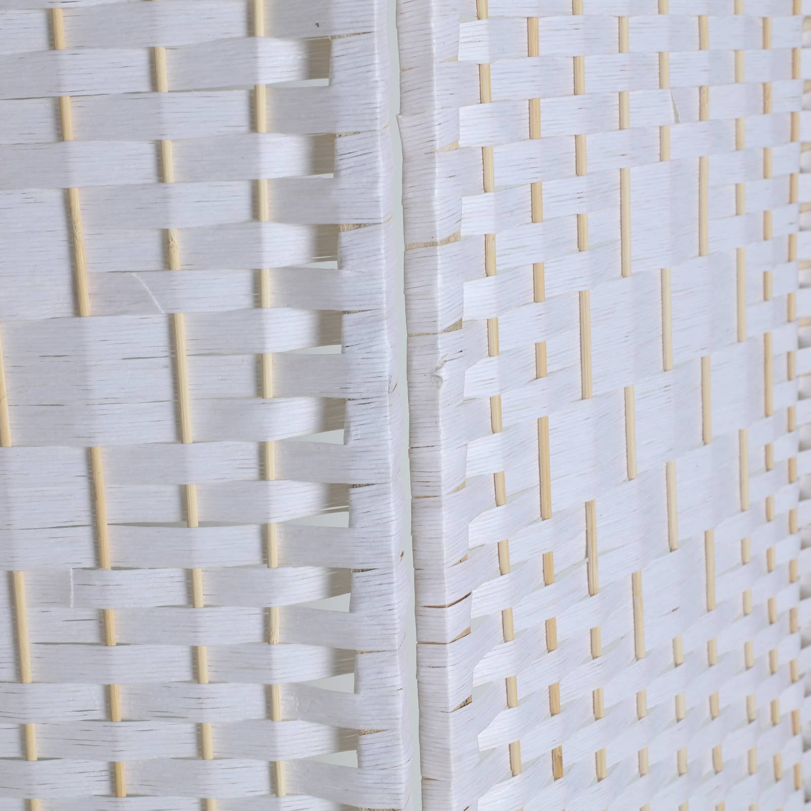B&B - Wholesale Wall Accent - Wicker Screen, In White Color, 120X2X180cm1