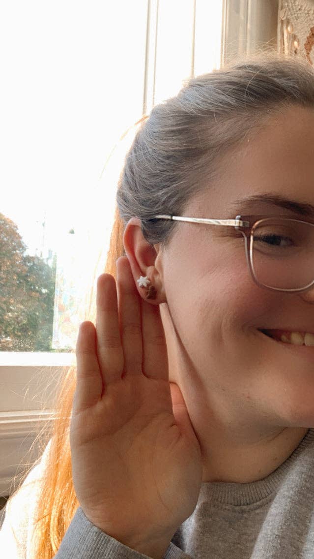 Sundried Peach - Venta al por mayor Pendientes de botón/aretes de poste - Mini paquete de tachuelas de invierno1