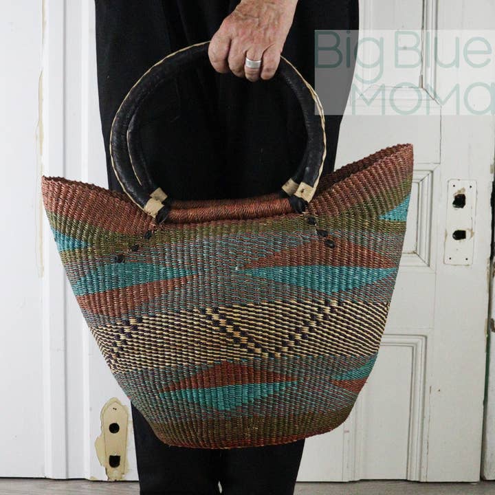 Big Blue Moma - Wholesale Grocery/Shopping Bag - U Shopper Large - Traditional Palette6