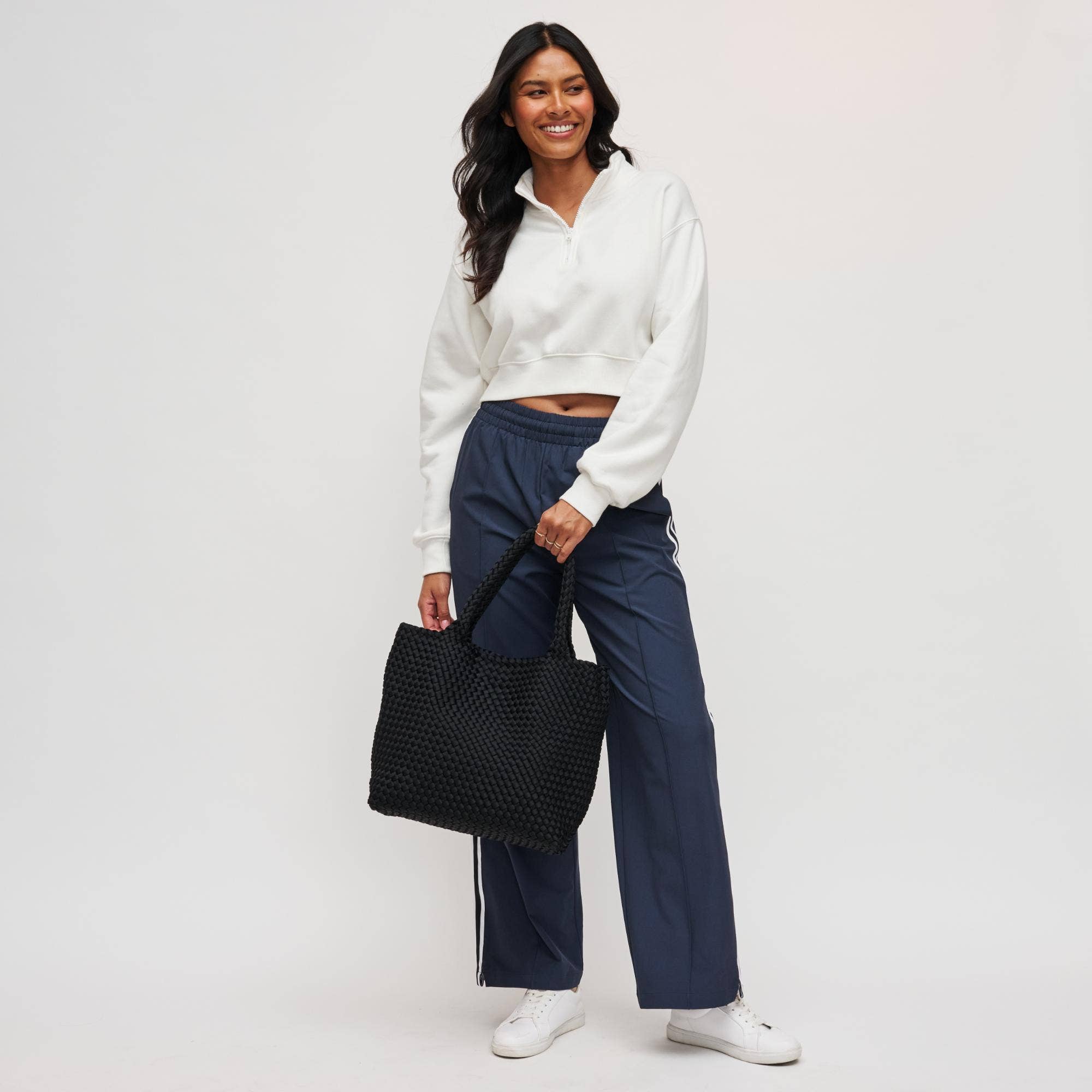 Sol and Selene - Vendita all'ingrosso Borsa tote - Donna - Borsa Media in Neoprene Intrecciato "Sky's The Limit"11