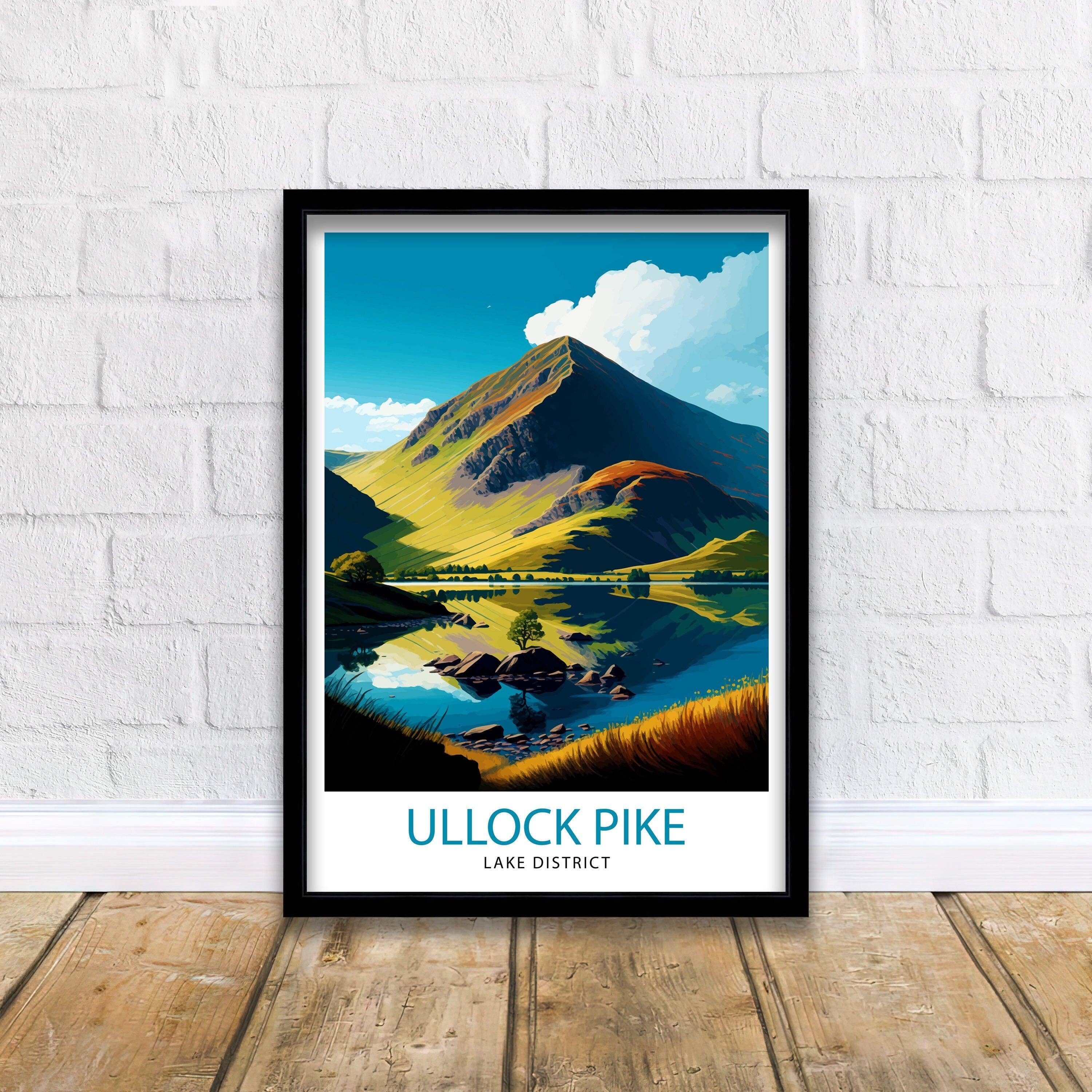 InkNPrintz – wholesale Art print – Ullock Pike Travel Poster0
