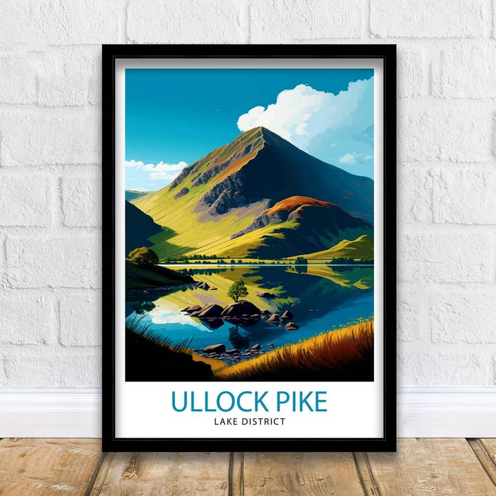 InkNPrintz – wholesale Art print – Ullock Pike Travel Poster0