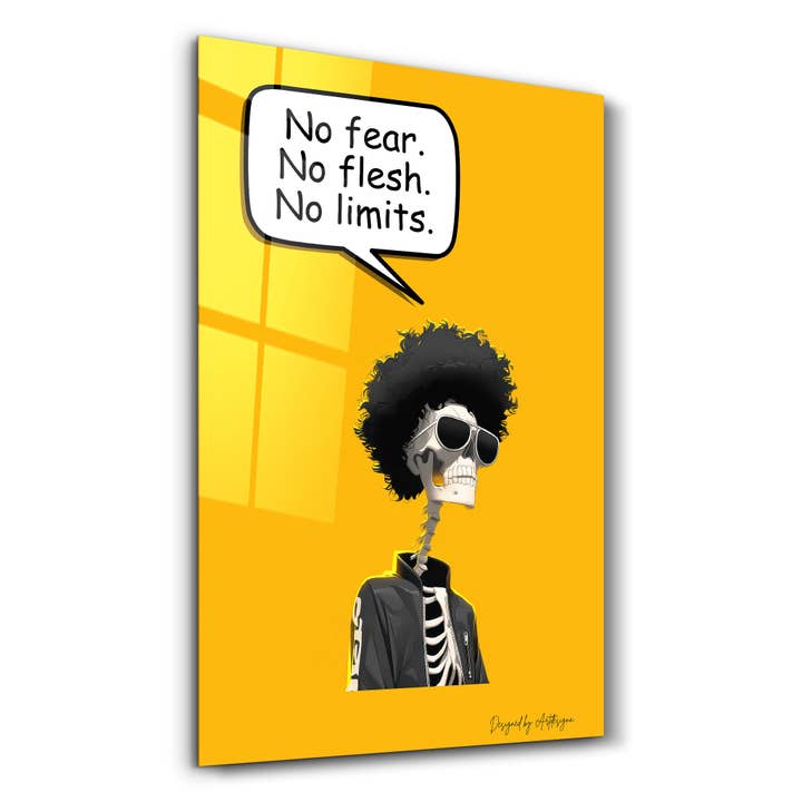 Sin miedo. Sin carne. Sin límites. - Arte en vidrio para venta al por mayor de Artdesigna KG
