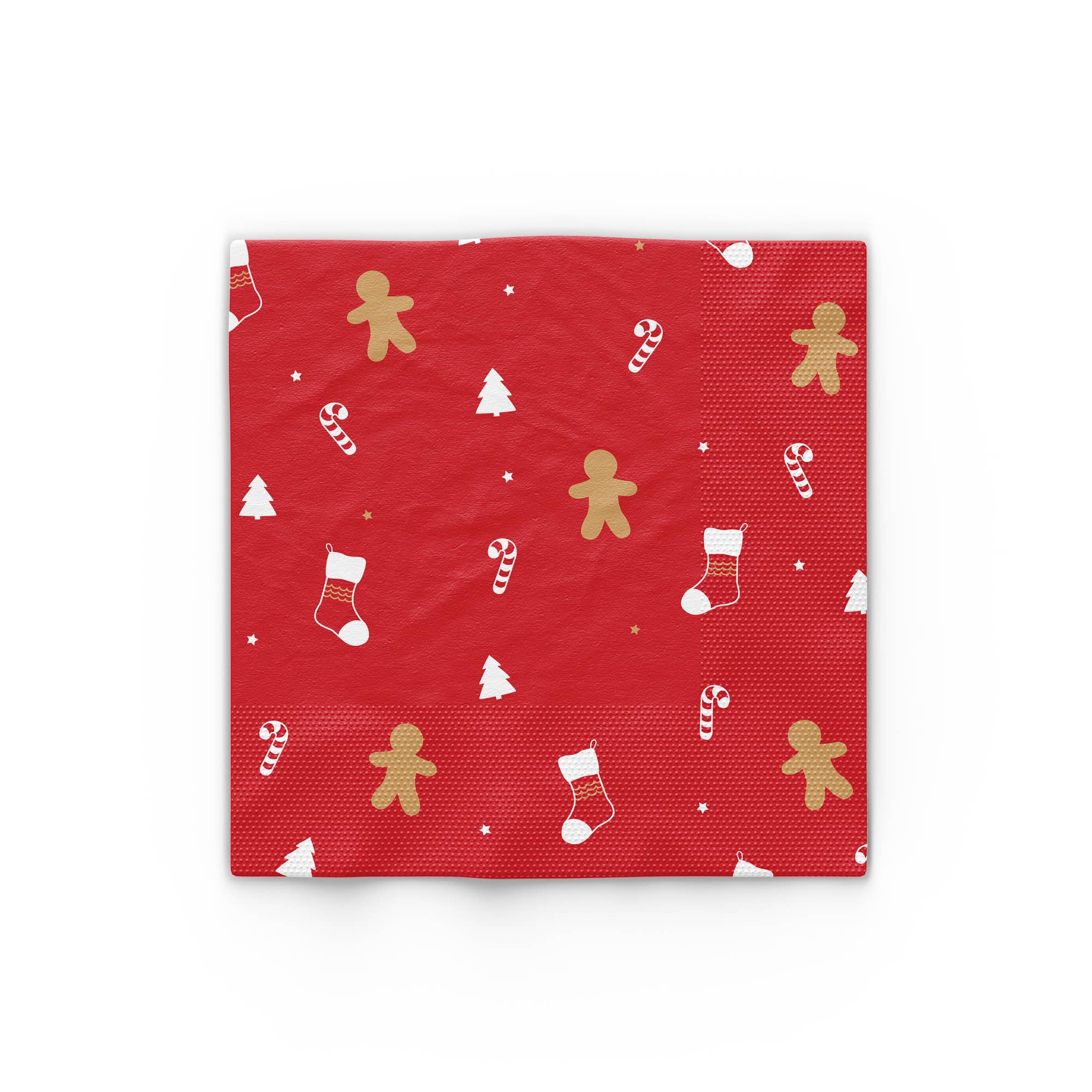 Ellie's Party Supply - Wholesale Disposable napkin - Classic Christmas Icon Napkins (Set of 16)