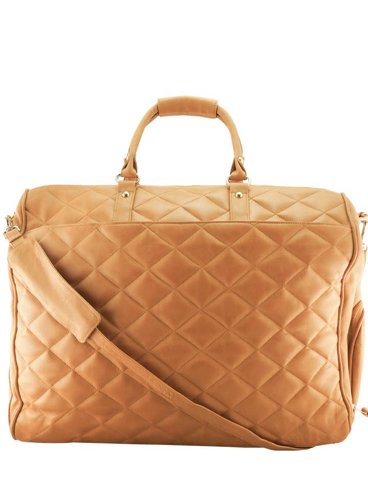 Bailey Overnighter | Camel | Pre-order for wholesale by Cadelle Leather