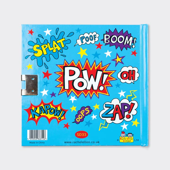 Rachel Ellen Designs - Wholesale Journal/Diary - Kids - Secret Diary - Super Hero3