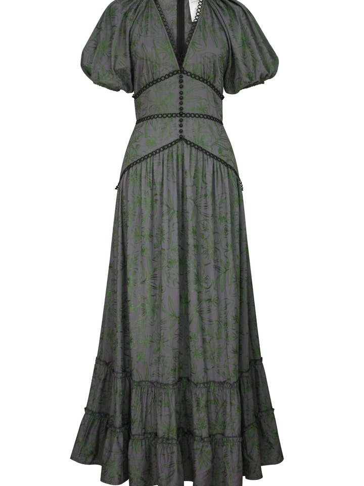 CHIC STAR - Wholesale Dress – Women's - Chic Star Embroidery Maxi Dress In Blue 080924