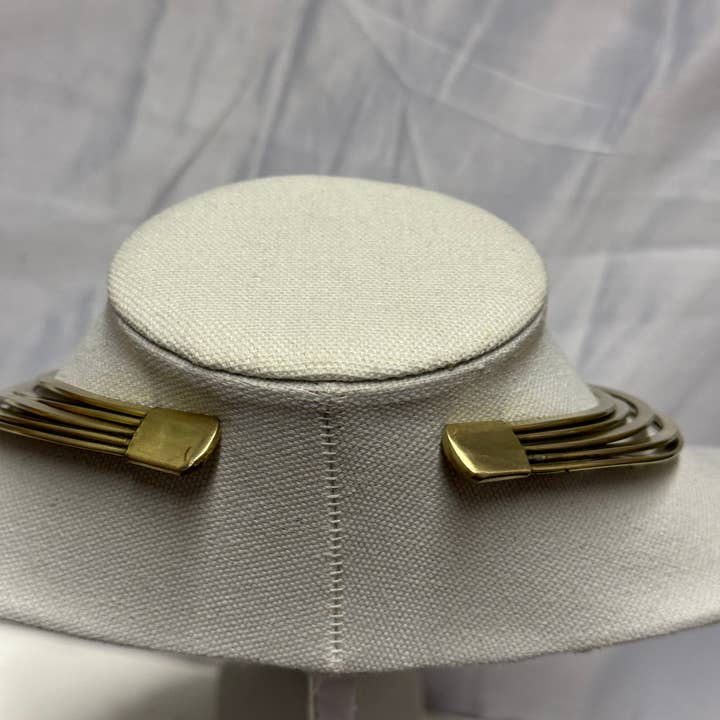 The Curator - Wholesale Choker/Collar - 6 Loop brass adjustable choker
Gold Neptune Choker