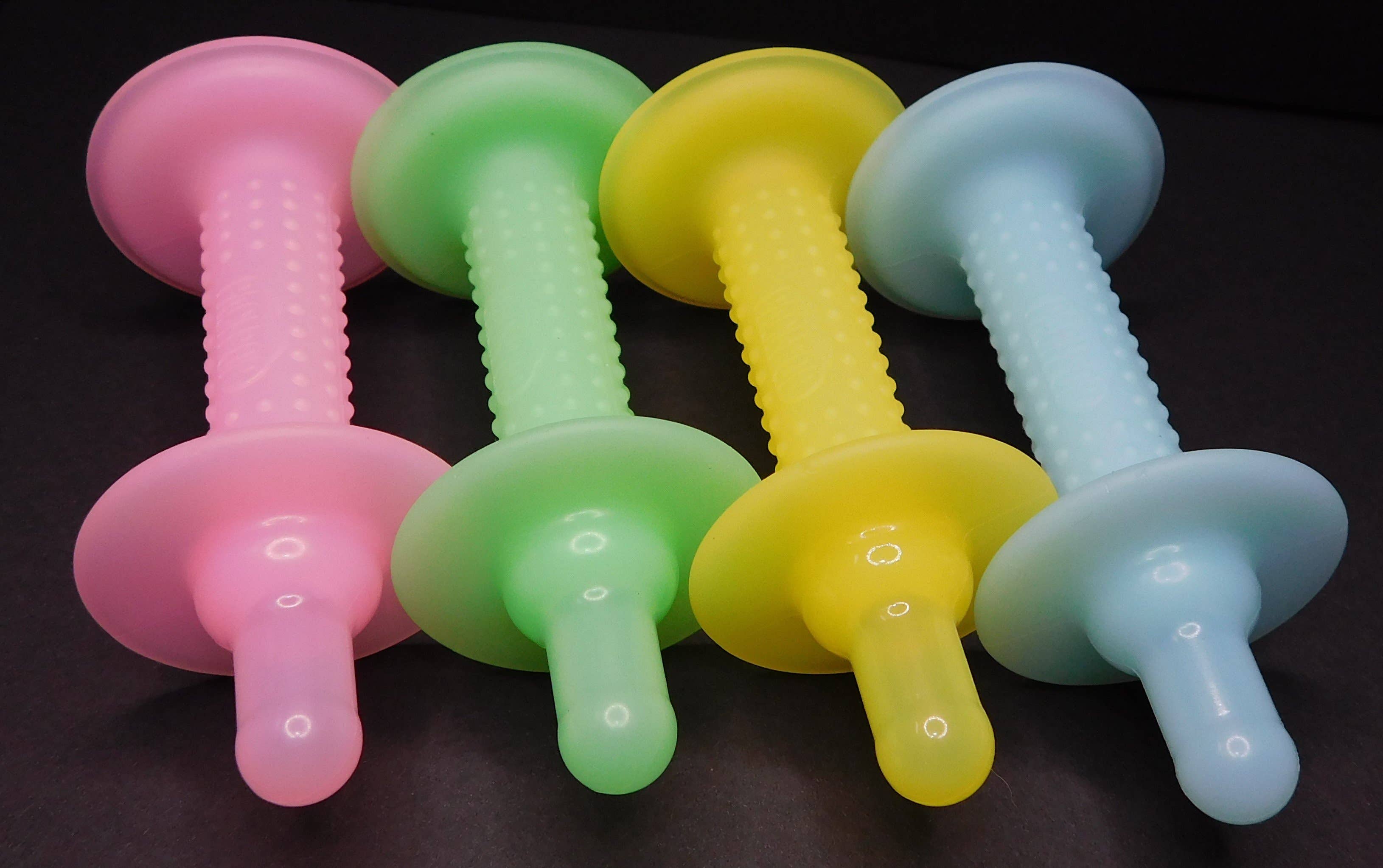 Paci-Pop – wholesale Teether (not clip-on) – Baby – Transitional Teether Pink/Yellow3