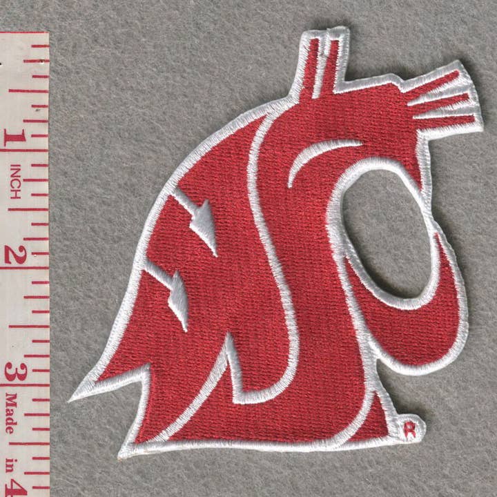HEDi - Wholesale Patch - Washington State University WC Mark (Not an Iron on Patch)1