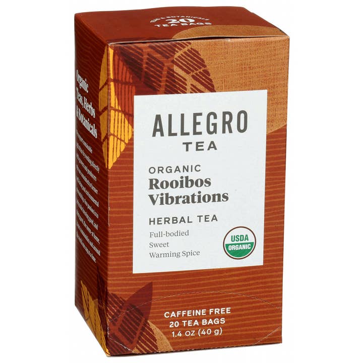 Allegro Coffee - Wholesale Health/Detox Tea - Organic Rooibos Vibrations Herbal Tea