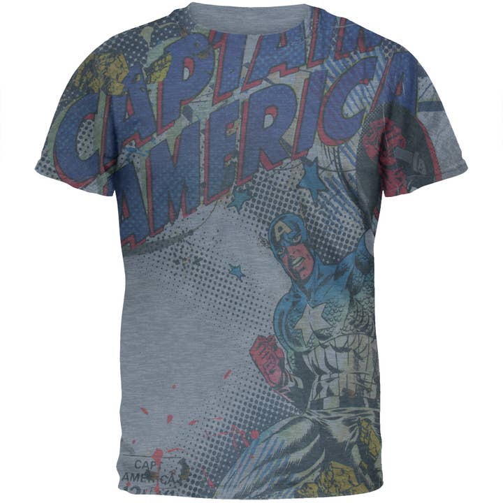 Camiseta de Hombre Capitán América - Escudo Levantado para venta al por mayor de Official Store