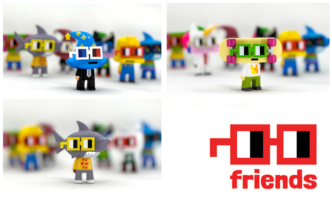 Bigshot Toyworks - Wholesale Figurine Toy - Kids - Nounish Friends Sealed Display Case10