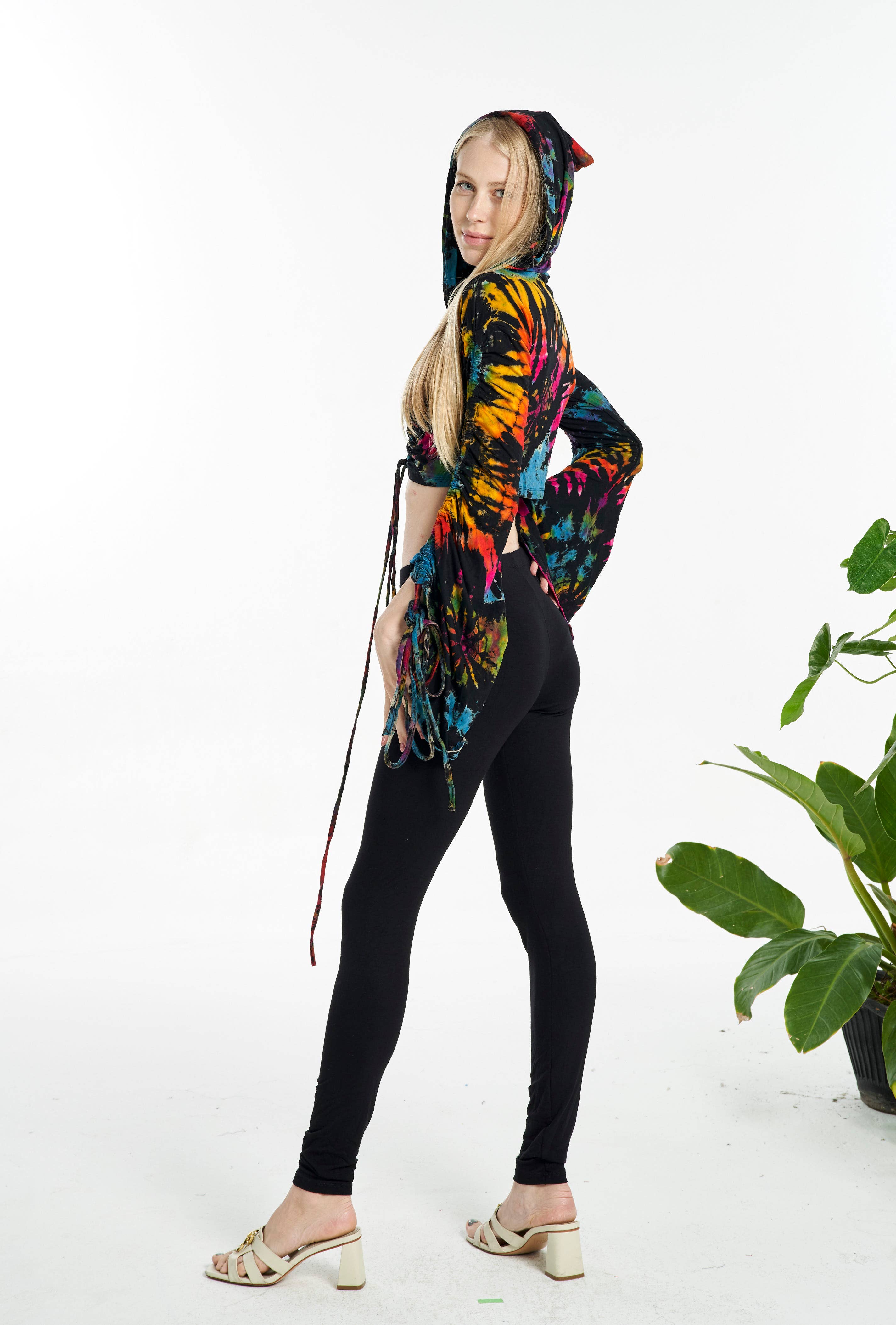 Kathmandu Imports - Wholesale Hoodie - Dames - Verkort Hoodie Top (TH-1793)5