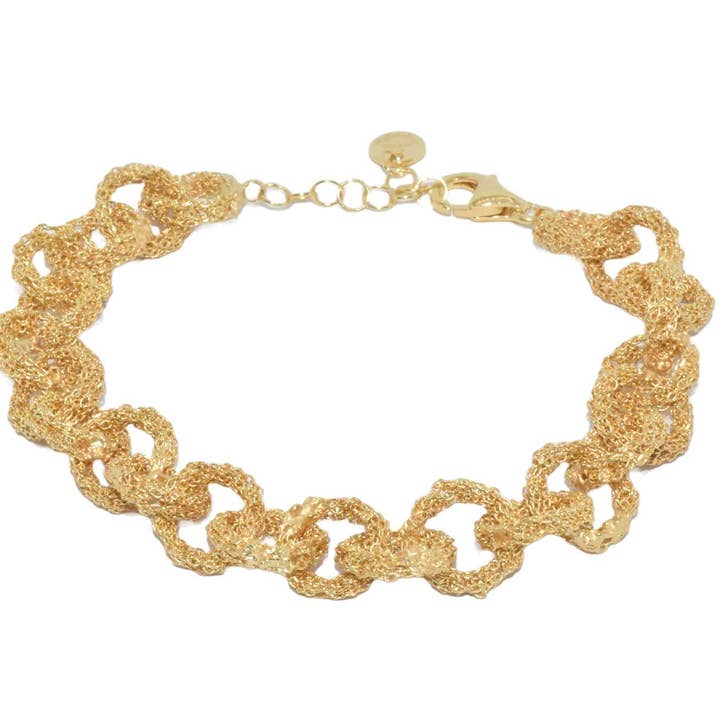 Large Hand Chain Bracelet per la vendita all'ingrosso da parte di Argentofilato