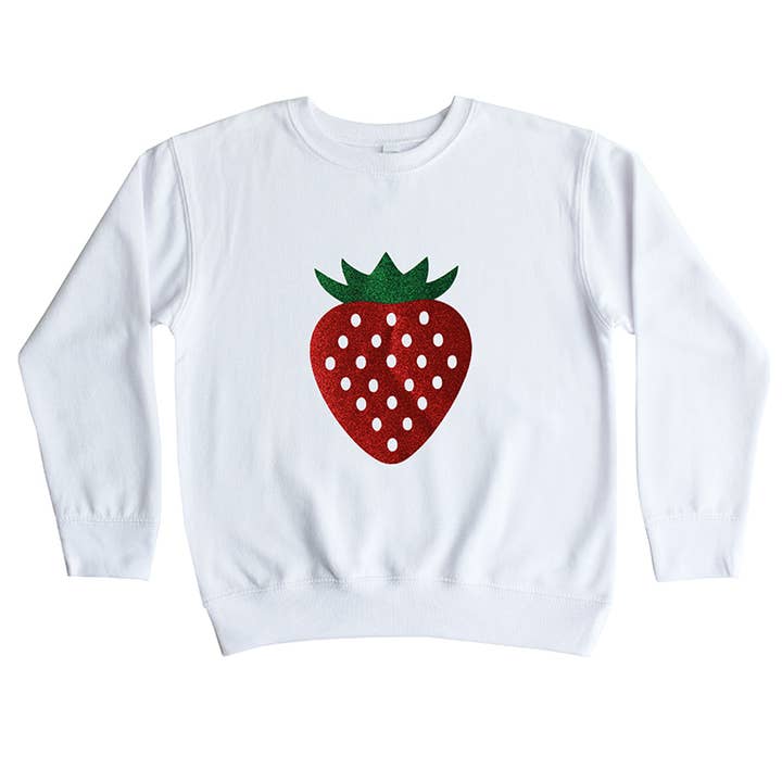 Jordbær Sweatshirt for engroshandel hos Sparkle Sisters by Couture Clips