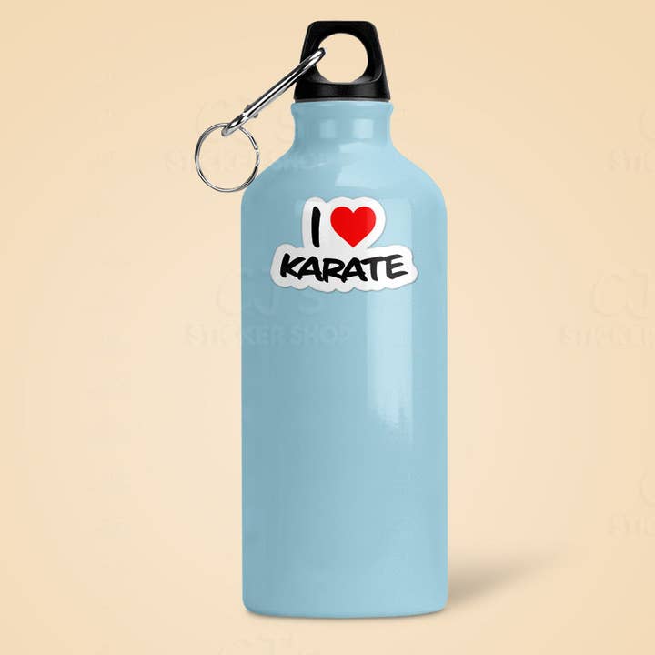 CJ's Sticker Shop – Engroshandel Klistermærke – Jeg elsker Karate Sticker Vinyl Mærkat3