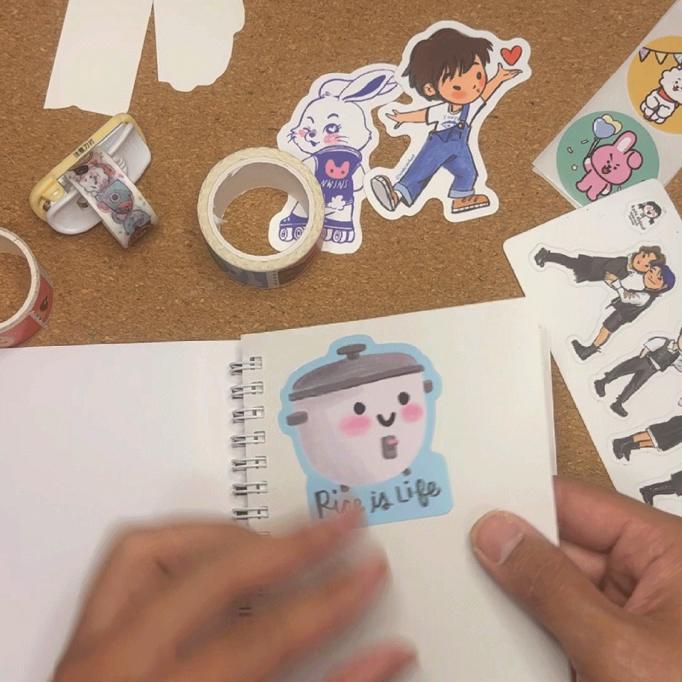 Le Petit Elefant - Wholesale Sticker - Never Not Collecting Stickers Reusable Sticker Book2