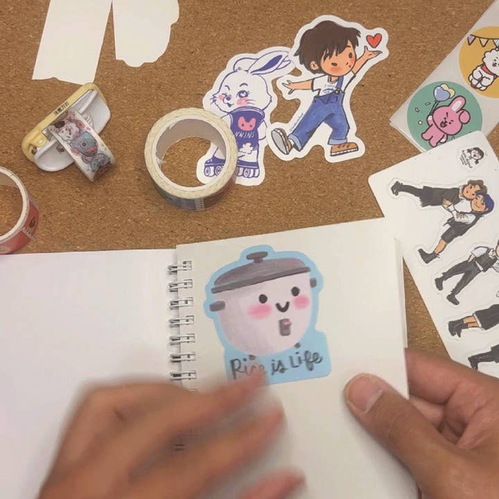 Le Petit Elefant - Wholesale Sticker - Never Not Collecting Stickers Reusable Sticker Book2