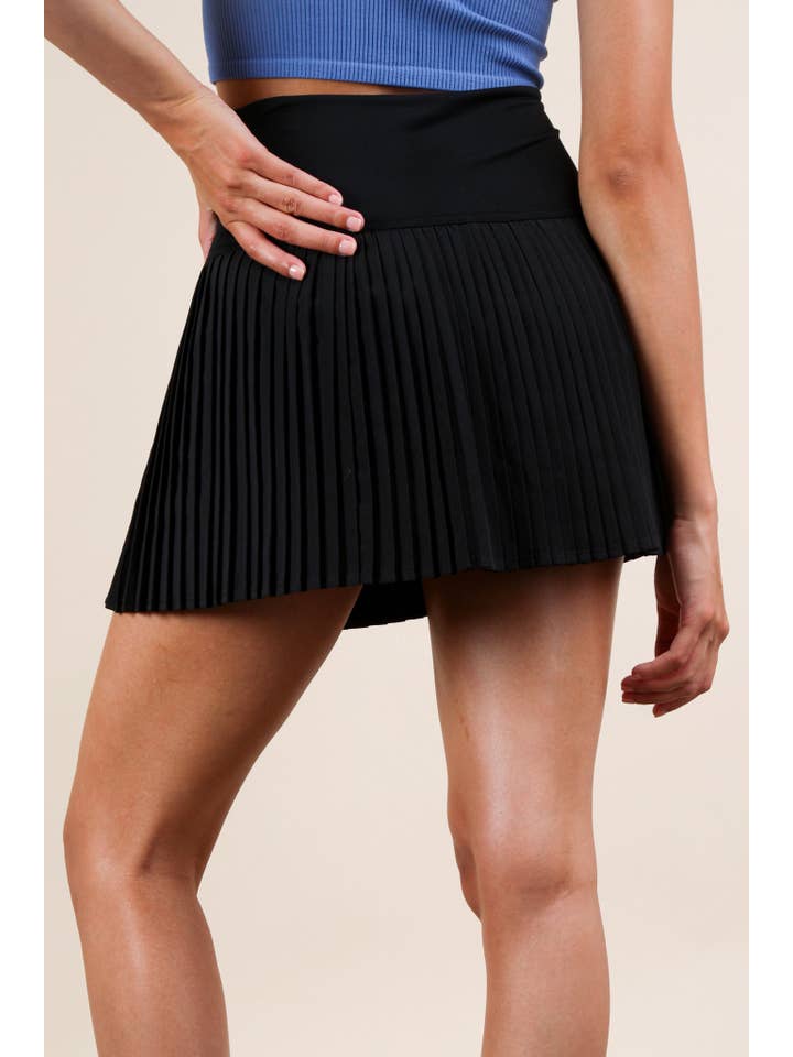 SKY NS50133-Pleated Activewear Skirt with Shorts Inside for wholesale on Faire16