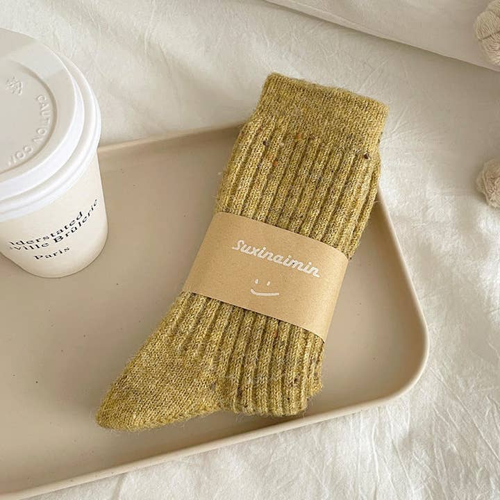 Funkyrel® Atzbranding Limited - Wholesale Socks - Women's - Rufia - 4 Paris Warm Wool-Blend Socks