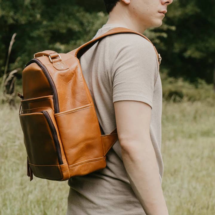 Leather Backpack for wholesale by VELLAIRE