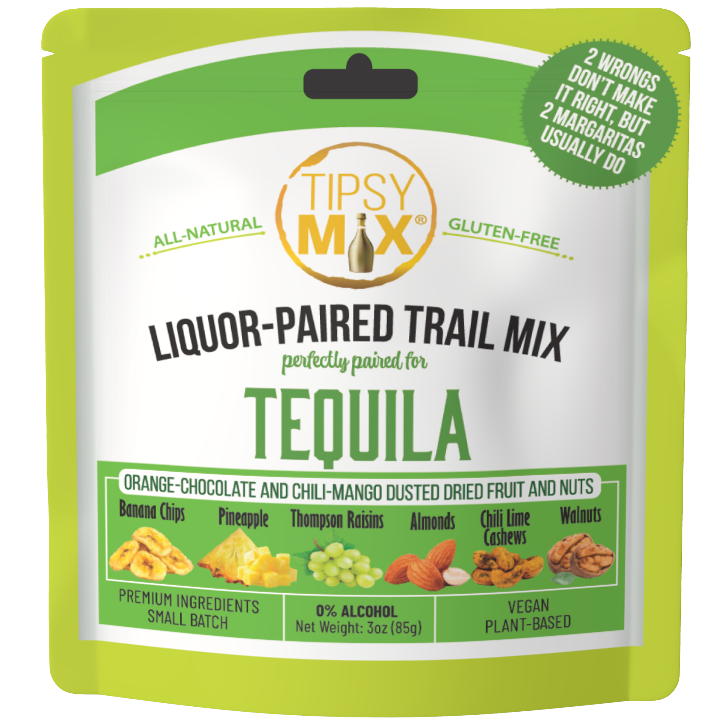 Tipsy Mix - Wholesale Trail Mix - 12. Wine & Liquor Paired Trail Mix MIXED CASE OF 614