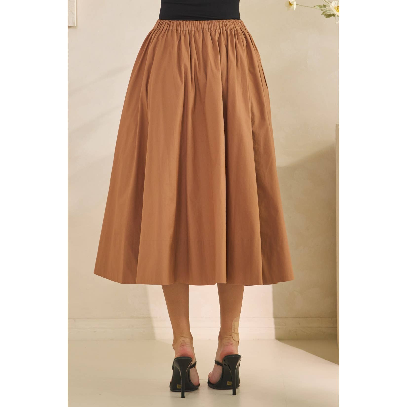 Veveret - Wholesale Skirt - Women's - Midi Pull on Skirt37
