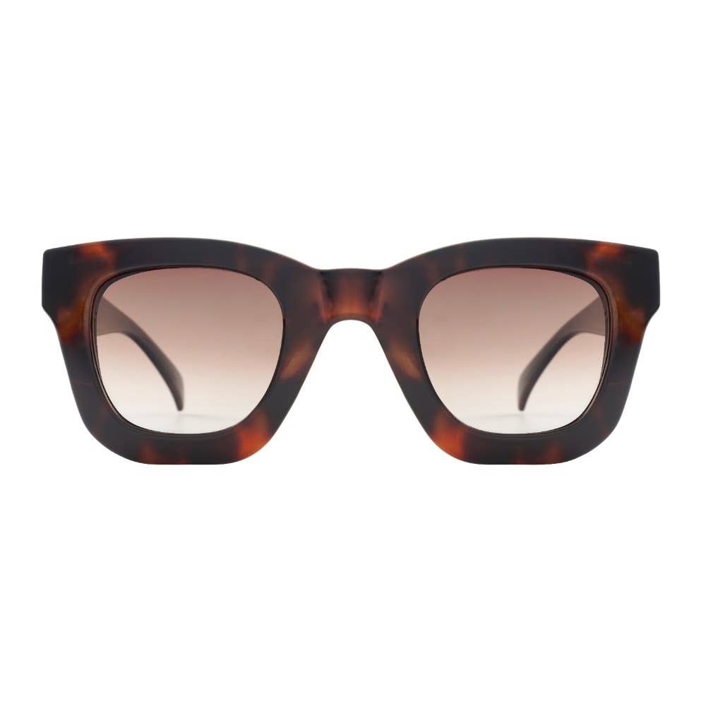 Ryan Simkhai Eyeshop - Wholesale Sunglasses - Unisex - RONAN | Tortoise | Blue Lense1