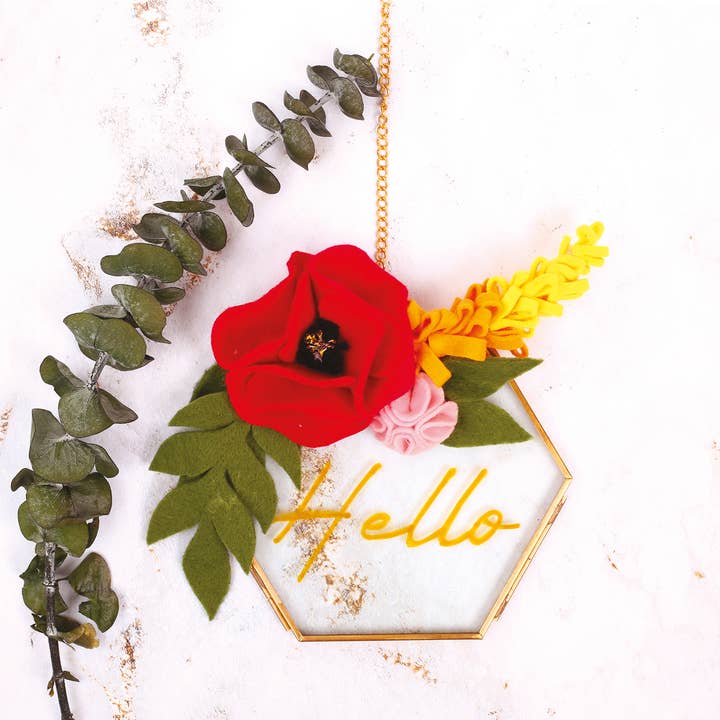 Graine Créative - Vente Kit de bricolage - KIT DIY DECO CADRE FLEURI1