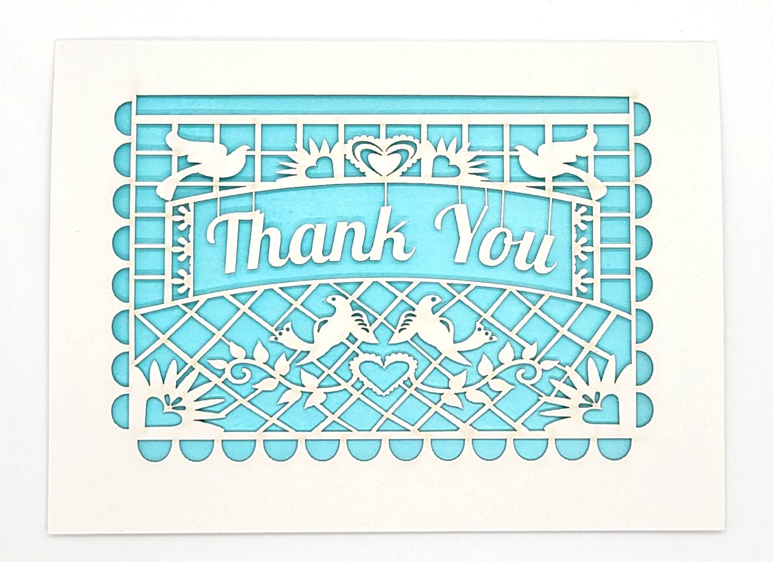 two hermanas - Wholesale Thank You Card - Thank You - Papel Picado flag5
