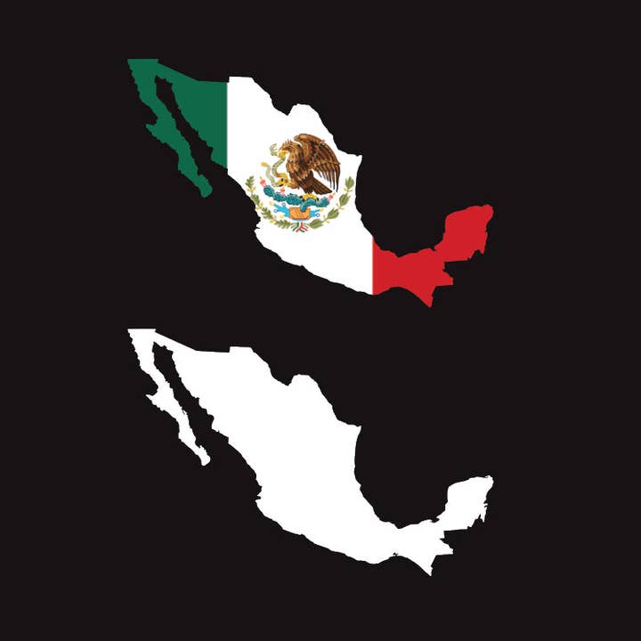 Mexico Map Decal Car Window Laptop Map Vinyl Sticker Mexico Mapa MXTrokiando for wholesale by X Graphics Signs & Printing