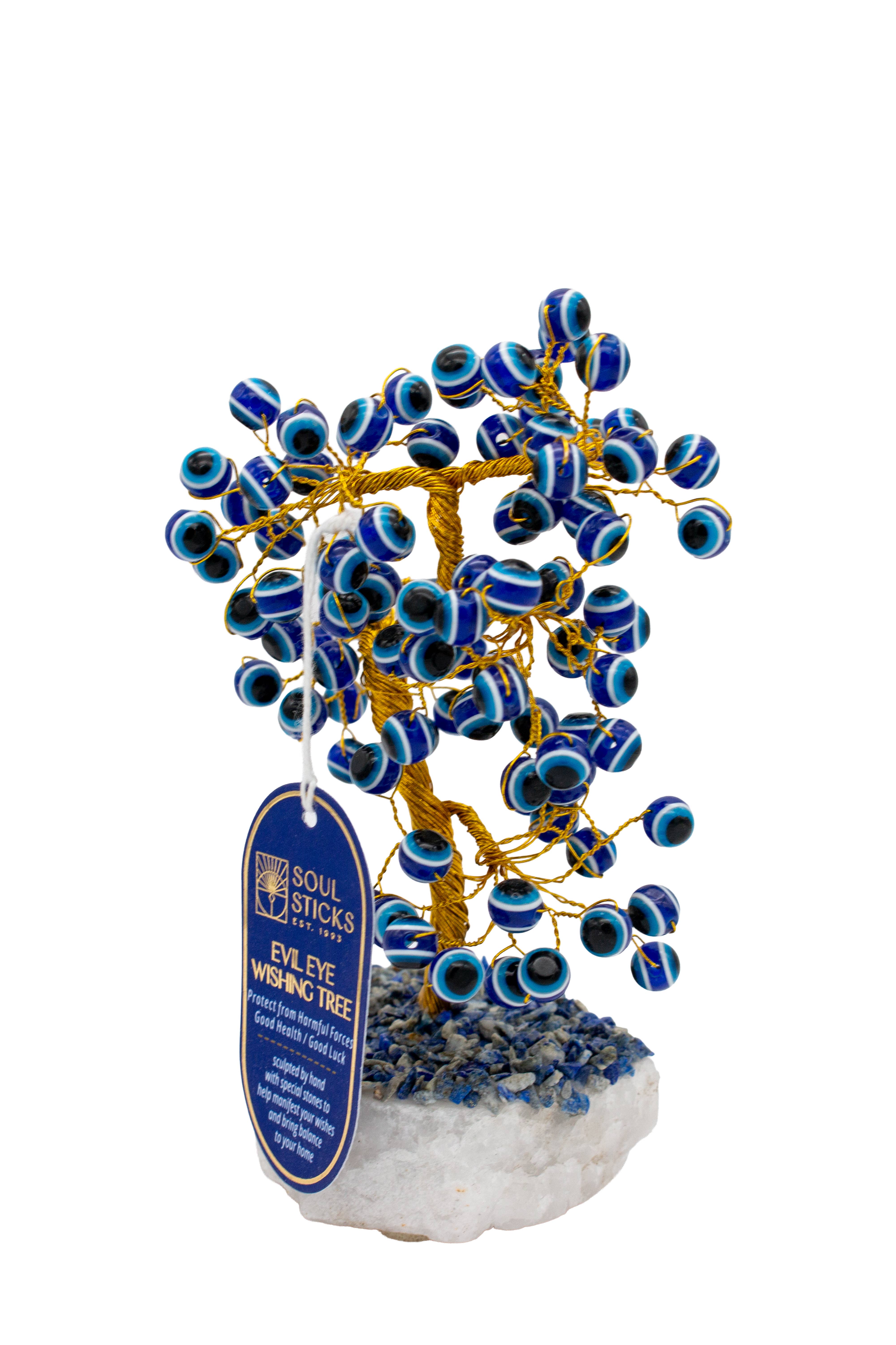 Designs by Deekay Inc. - Vente Pierre et cristal de spiritualité - Arbre de Cristal Mauvais Œil (100 Perles)0