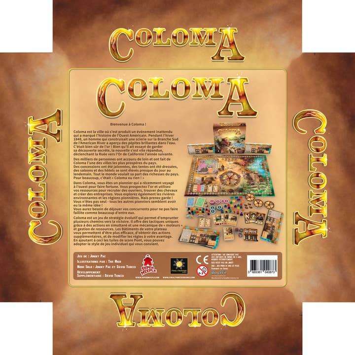 Super Meeple - Wholesale Board Game - Coloma - French Version - Boardgame1
