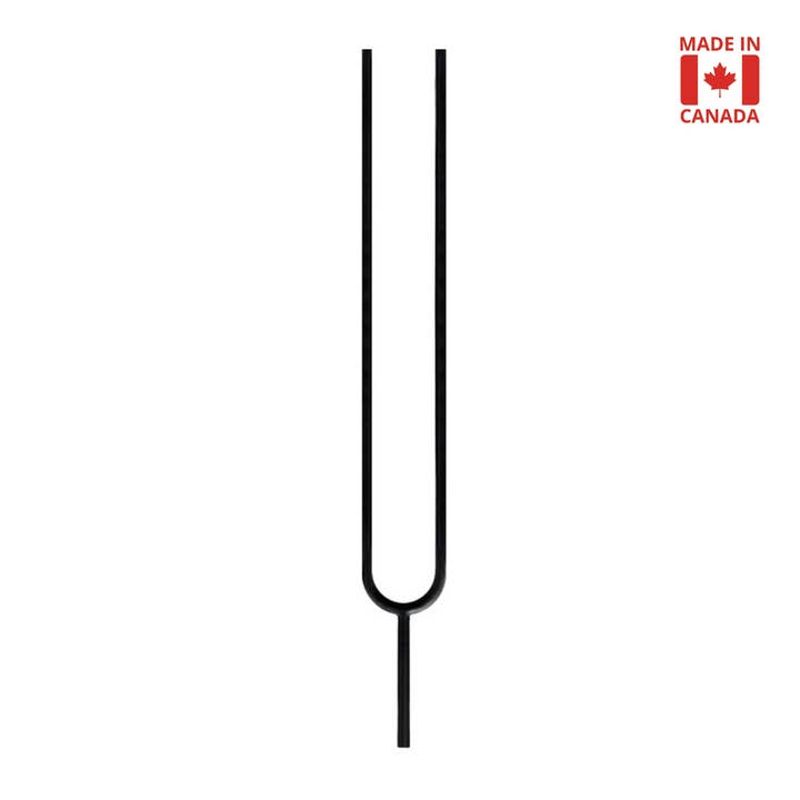 Tuning Fork 1/2" Solid Round Shaft Baluster (U Shaped Split Oval - 4.125" Width) for wholesale by Mister Baluster